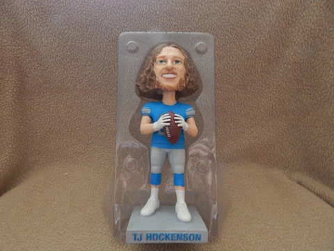 T.J. Hockenson Detroit Lions Collectible Bobblehead - Unopened Box Cover