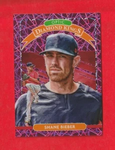 2020 DONRUSS OPTIC DIAMOND KING PINK VELOCITY SHANE BIEBER #d /199 GUARDIANS - Picture 1 of 2