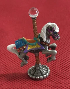 Vintage (1991) Masterworks Fine Pewter Miniature Pewter Carousel Horse  Figurine - Picture 1 of 6