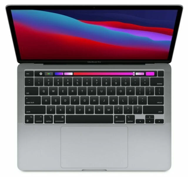 Apple MacBook Pro 13" (256GB SSD, M1, 8GB) Laptop - Grigio siderale - MYD82T/A (Novembre, 2020)
