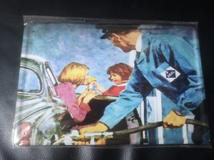 Blechschild Schild 20x30 " ARAL" Werbeschild, Tankstelle, Bild, Vintage, KP - Picture 1 of 1