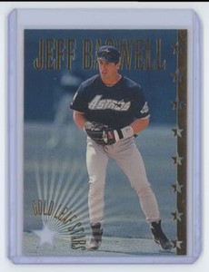 1995 Leaf Gold Stars Jeff Bagwell 6638/10000 Baseball Card #1