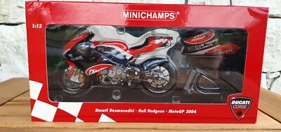 MINICHAMPS 1/12 DUCATI DESMOSEDICI GP4 2004 NEIL HODGSON D'ANTIN MOTOGP 12204005 - Immagine 1 di 4