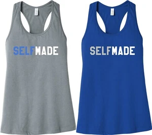 Bella+Canvas® Women's Flowy Racerback Tank Size Medium - Picture 1 of 2