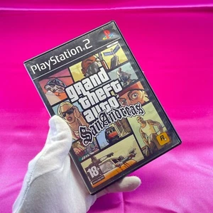 Grand Theft Auto San Andreas Spiel Sony Ps2 komplett italienisch Gta Playstation 2 - Bild 1 von 4