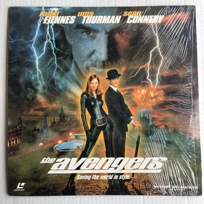 The Avengers Laserdisc Ralph Fiennes Uma Thurman Sean Connery - Image 1 of 2