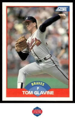 1989 Score #442 Tom Glavine - Image 1 of 2