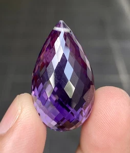 Natürliche Amethyst Tropfen. 53,73ct lila Farbe, Amethyst Briollets. - Bild 1 von 8