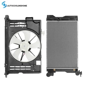 Electric Radiator & Cooling Fan Assembly Kit For 2014-2017 Toyota For Corolla - Picture 1 of 12