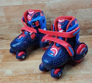 Roller Derby Sport Kids Roller Skates Blue White Red Size 11-2 - Picture 1 of 6