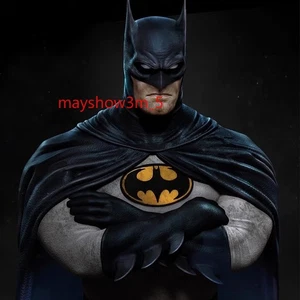 NEW Men's Batman The Animated Series Cosplay Costume Halloween Bodysuit Cosplay - Picture 1 of 21