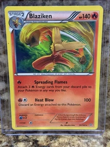 Pokémon TCG Blaziken Holo Rare Card 28/160 XY Primal Clash - Picture 1 of 2