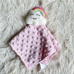 Manta de seguridad para bebé The Childrens Place Cloud Rainbow rosa Lovie Lovey Thumbie - Imagen 1 de 4
