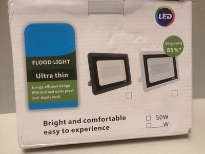 Eleganter 50-W-LED-Außenstrahler, IP66 wasserdicht, 6500 K kaltweißes Wandlicht - Bild 1 von 4