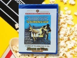 1953 House of Wax 3D (3D Blu-Ray, 2020) New Factory Sealed Out Of Print! - Picture 1 of 4