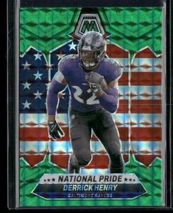 2024 Panini Mosaic #257 Derrick Henry Mosaic Green Baltimore Ravens - Picture 1 of 2
