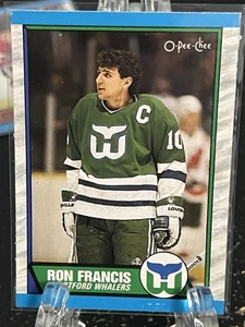 RON FRANCIS----1989-90 O PEE CHEE--175--HARTFORD WHALERS----FREE SHIPPING - Picture 1 of 2