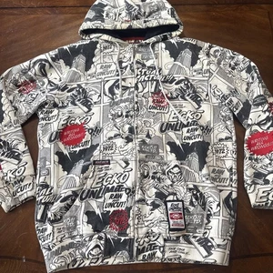 Vintage Ecko Unltd Hoodie Herren M All Over Print AOP Graffiti Sweatshirt Y2K - Bild 1 von 4