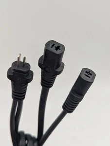 Limoss 2 Pin Splitter Lead For Power Recliner Chair, 36" Y Power Cable, Used - Picture 1 of 2