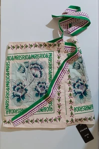 Minifalda Charton Wrap estampado floral grande S 100% algodón nueva con etiquetas - Imagen 1 de 6