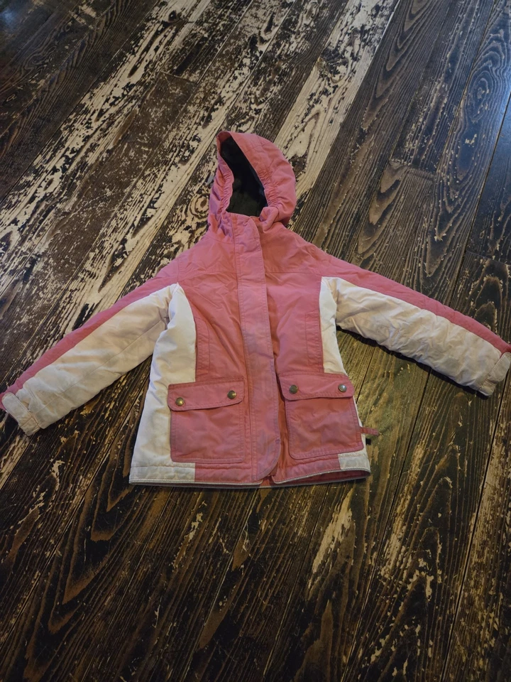 Lands End Girls Size 5-6  Winter Coat, Pink - Image 1 of 1