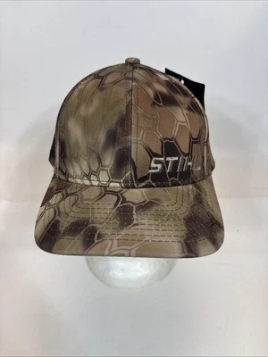 Nuevo STIHL Motosierras Camuflaje Camioneros Sombrero Gorra Snapback Kryptek Highlander Camuflaje Foto 1 de 4