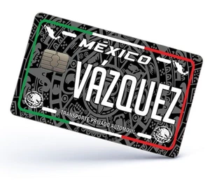 Vazquez Credit Card Skin Cover Vinyl Stickers (4 Pack) Vazquez Decal MX - Picture 1 of 5