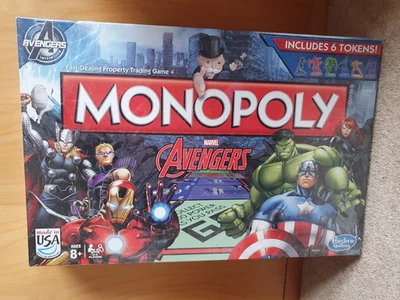 MARVEL Avengers: Monopoly Board Game BRAND NEW and SEALED - Image 1 of 3