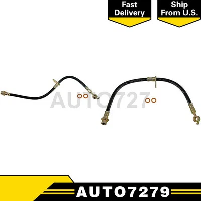 Par delantero Dorman 2 piezas freno manguera hidráulica línea de freno para Lexus ES330 2004-2006 Foto 1 de 3