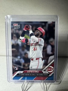 2024 Topps Now Elly De La Cruz #135 Blue /49 Rookie Cincinnati Reds - Picture 1 of 2