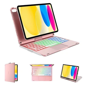 iPad Keyboard 10th Generation Case, Touch Keyboard Cover for iPad 11th (A16, ... - Bild 1 von 7