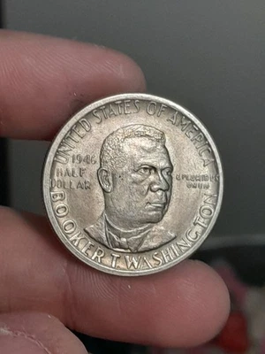 1946 Booker T. Washington Commemorative Half Dollar #1 - Image 1 of 4