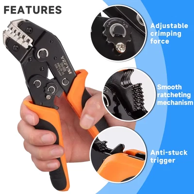 Crimps Plug JST ,Te,Xh,Sm,Vh,Ph,Molex Terminals Ratchet Crimper Pliers for 0.08-