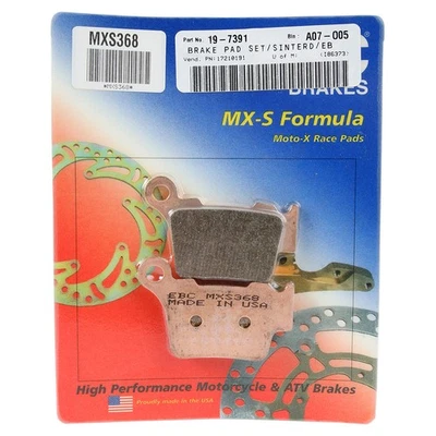 KTM 450 EXC-R 2010 03-12 KTM 250SX: EBC "MX-S" pastillas de freno traseras (cobre) MXS368 Foto 1 de 2
