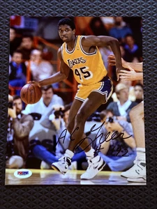 AC Green signed Autogramm 8x10 Foto Los Angeles Lakers PSA DNA - Bild 1 von 3