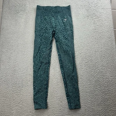 Gymshark Adapt 动物无缝打底裤 S 码运动青绿色 — 第 1/4 张图片