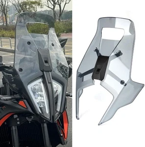 Windshield Deflector Smoke Gray for KTM 390 790 890 ADV Adventure 2019–2022 - Picture 1 of 7