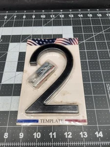 6 Inch Floating House Number "2"  - Picture 1 of 4