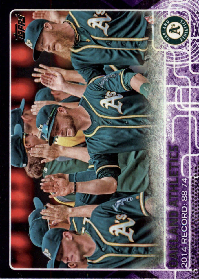 2015 Topps Toys R Us Purple Border #33 Oakland Athletics AG5880 - Image 1 of 1