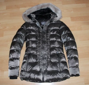 Wellensteyn BVDM Belvedere Medium Grau Glänzend Damen Winter Mantel Gr. S Jacke - Bild 1 von 5