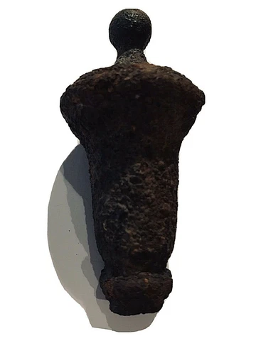 Antique Cast Iron Gate Fence Finial Obelisk Shape Architectural Salvage Cover