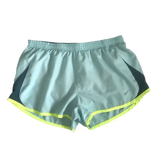 Pantaloncini sportivi Nike Dri-Fit 5k Tempo Pacer donna taglia M blu volt foderati corsa palestra - Foto 1 di 11