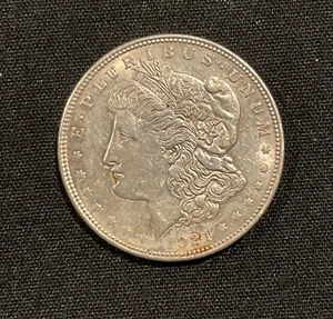 1921 P Morgan Silver Dollar Average Circulated Dollar Coin - Picture 1 of 2