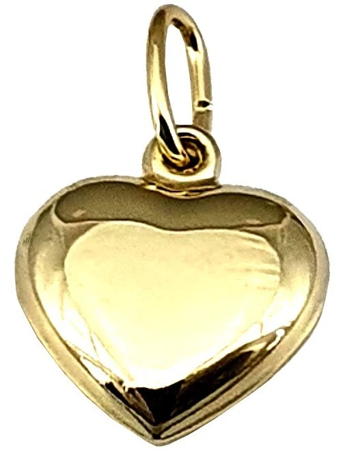 Anhänger Herz 585 Gold 14 Karat poliert Herzchen Damen Gelbgold Kinderanhänger - Bild 1 von 3