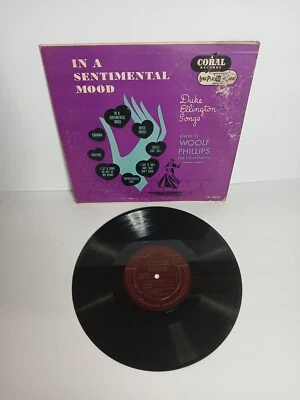 In A Sentimental Mood Coral Duke Ellington Songs Woolf Phillips 10" Vinyl LP  - Image 1 of 2