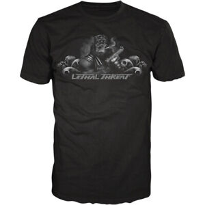 Lethal Threat Pistol Packing Gorilla T-Shirt - Black | 2XL
