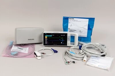 Philips IntelliVue MX100 Monitor 867033 With M8023A Charger & Cables - Image 1 of 4