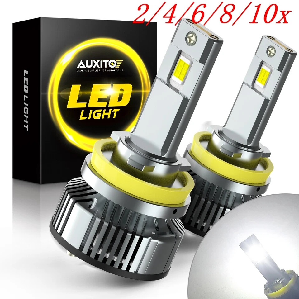 H11/H9/H8 LED Headlight Bulb 16000 Lumens Bright LED Headlight Conversion 2/4X - Image 1 of 1