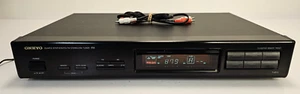 Onkyo T-4010 Quartz Synthesized AM/ FM Stereo Tuner Tested W/Audio Cables - Picture 1 of 12