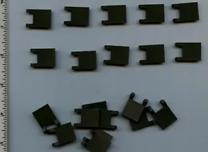 LEGO x Black 20 Flag 2 x 2 Square NEW - Picture 1 of 1